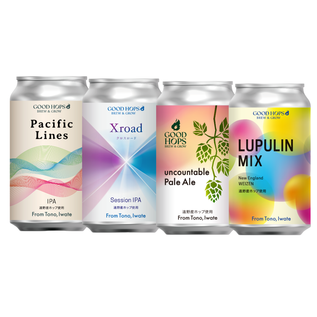 MIXパック(LUPLIN MIX/uncountable Pale Ale/Xroad/Pacific Lines 全6本)