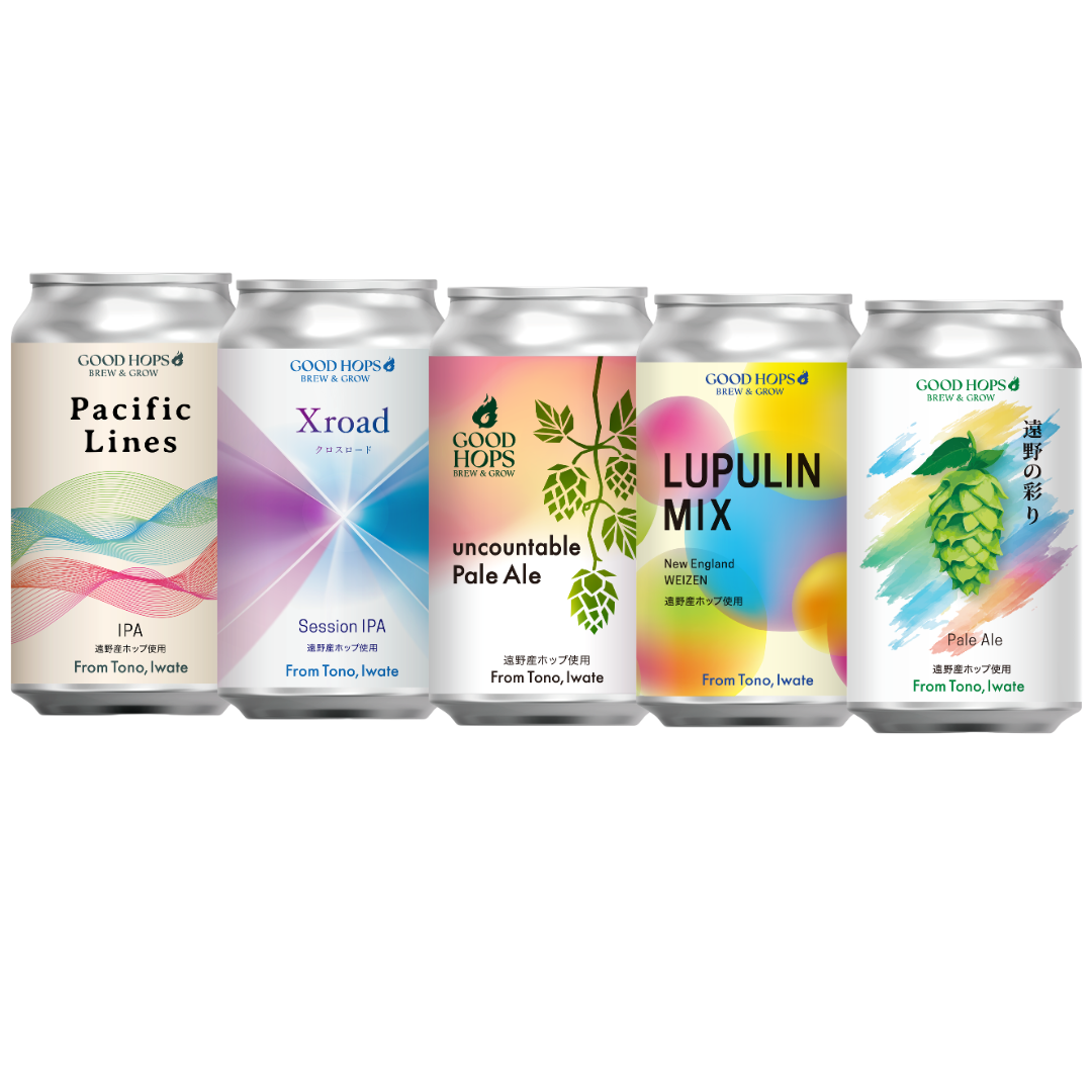 MIXパック（遠野の彩り/LUPULIN MIX/uncountable Pale Ale/Xroad/Pacific Lines 全6本）